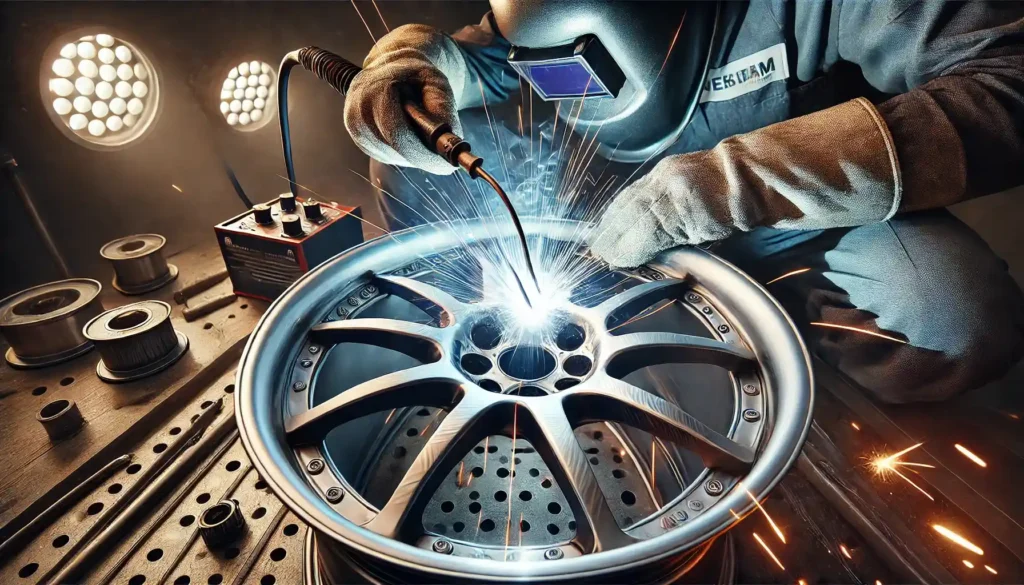 جوشکاری تخصصی آرگون رینگ اسپرت خودروهای لوکس در هیبتی رینگ