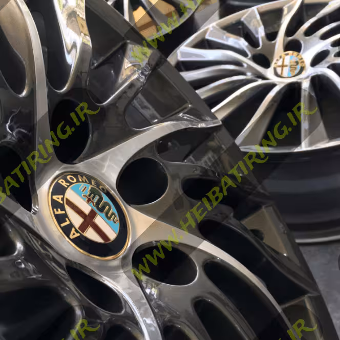 رنگ‌آمیزی رینگ آلفارومئو جولیتا با رنگ فابریک در هیبتی رینگ اصفهان