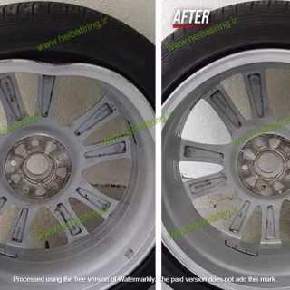 Before and after wheel straightening – Heibati Ring